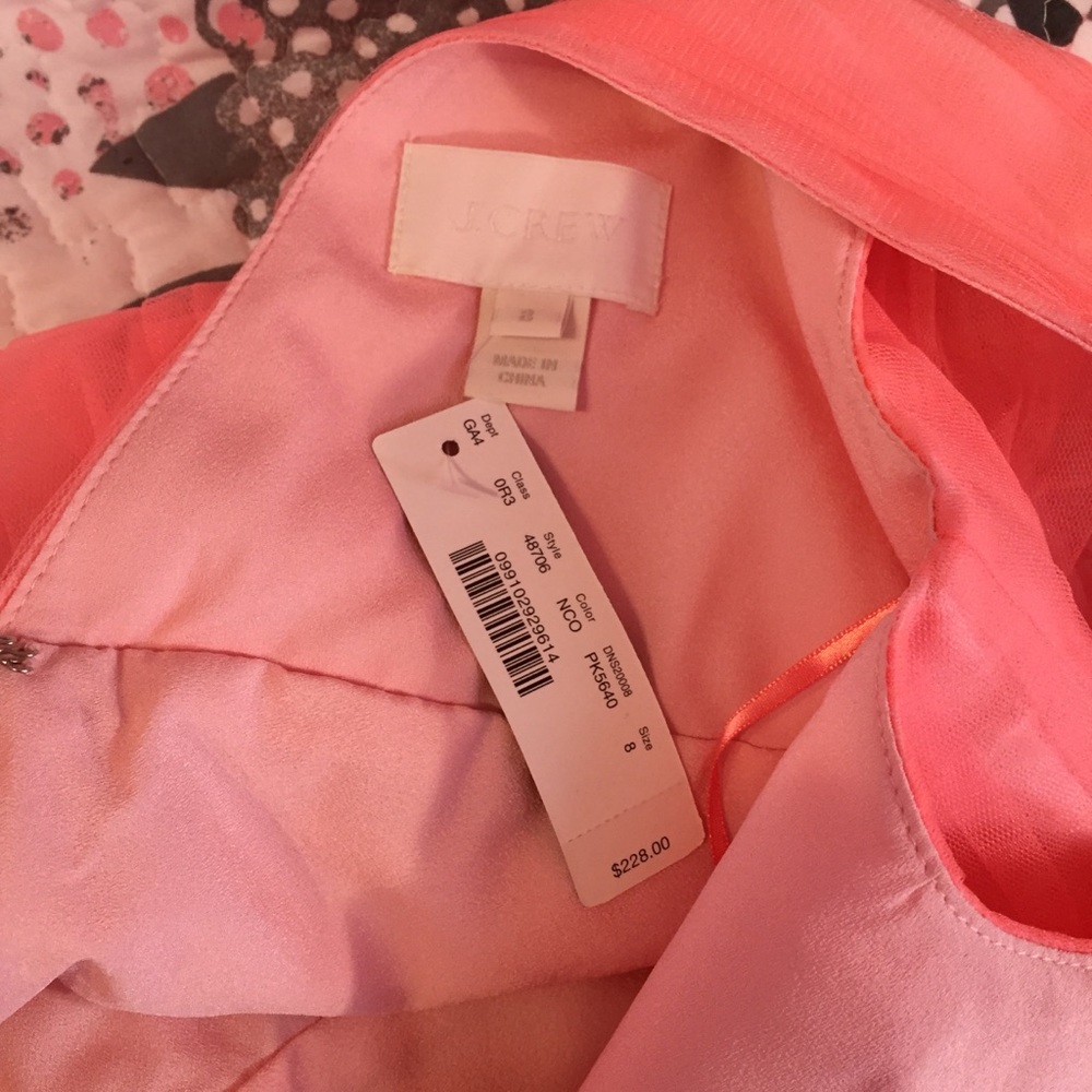 NWT J. Crew Lynette Tulle Dress prom bridal 2 8 - Picture 7 of 8